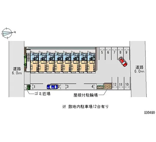 ★手数料０円★豊川市平尾町　月極駐車場（LP）